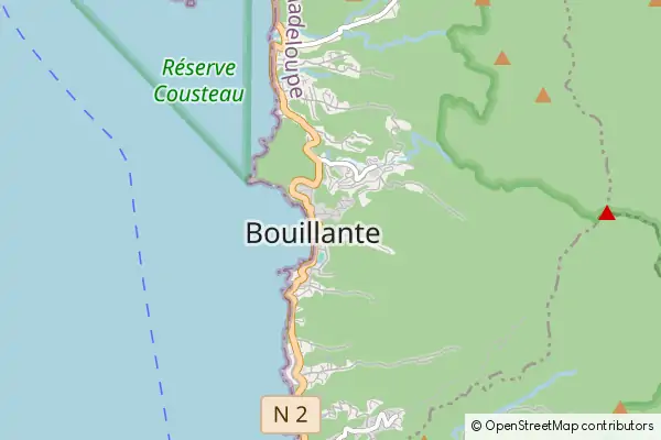 Mapa Bouillante