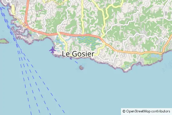 Mapa Le Gosier