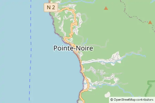 Mapa Pointe-Noire