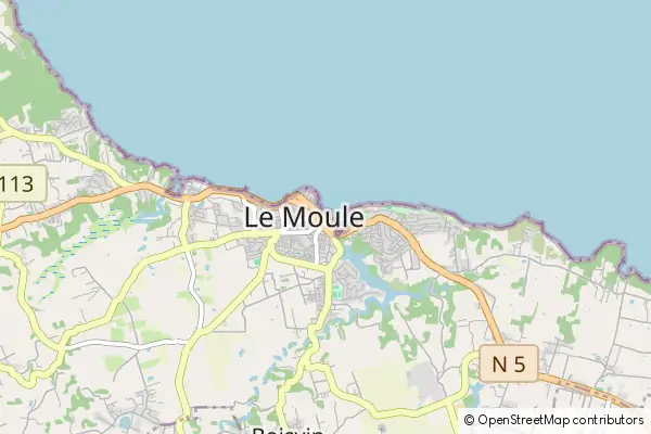 Mapa Le Moule