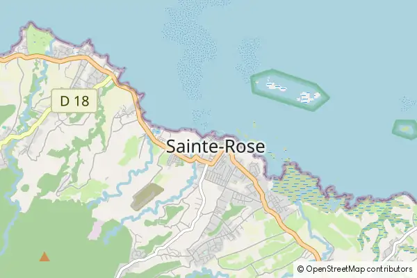 Mapa Sainte Rose