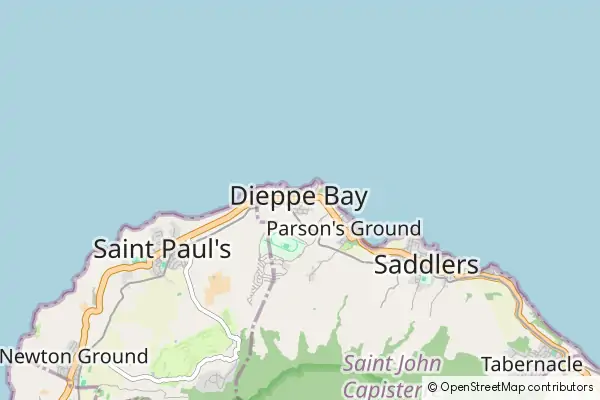 Mapa Dieppe Bay Town