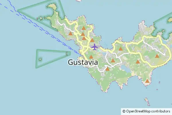 Mapa Gustavia