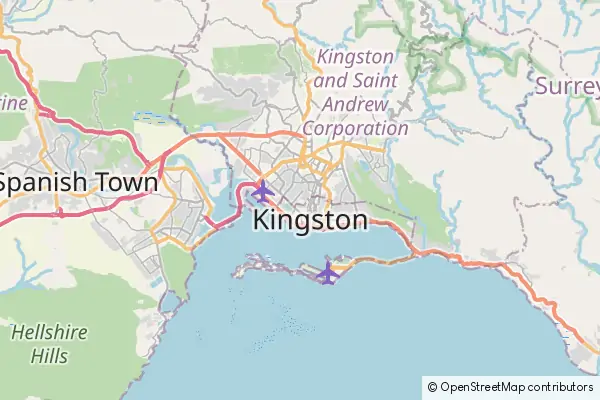 Mapa Kingston