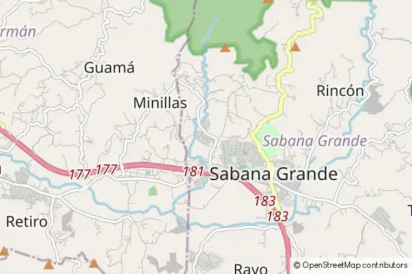 Mapa Sabana Grande