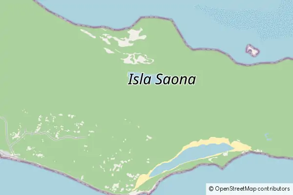 Mapa Isla Saona