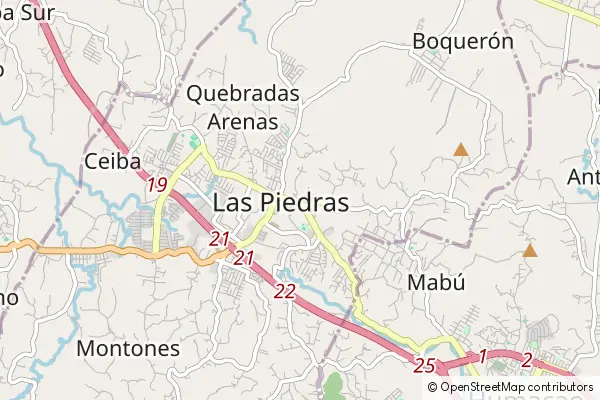 Mapa Las Piedras