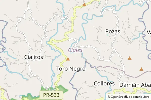 Mapa Ciales