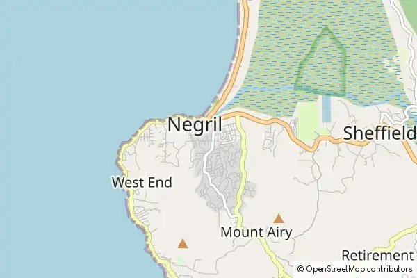 Mapa Negril