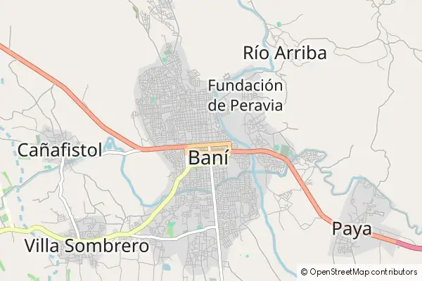 Mapa Baní