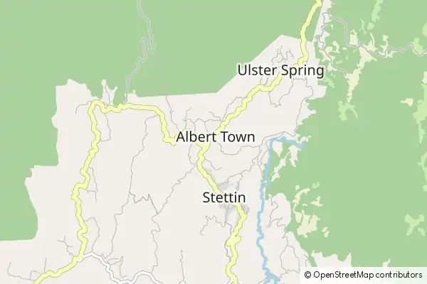 Mapa Albert Town