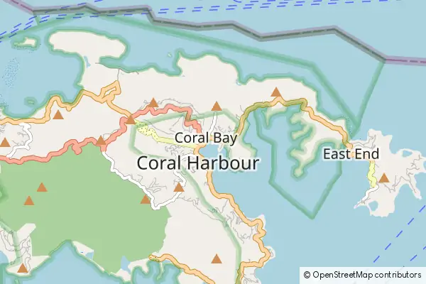 Mapa Coral Bay