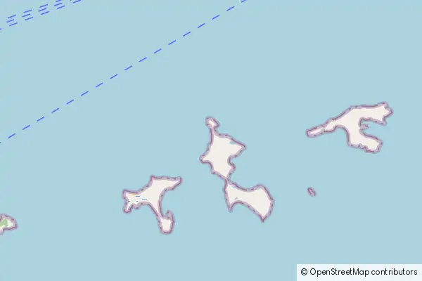 Mapa Cooper Island