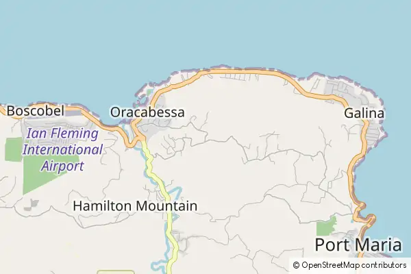 Mapa Oracabessa