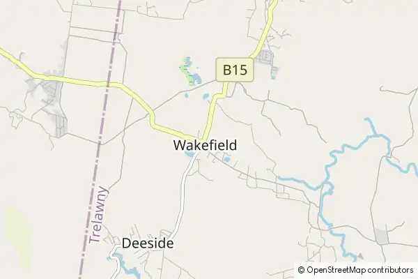 Mapa Wakefield