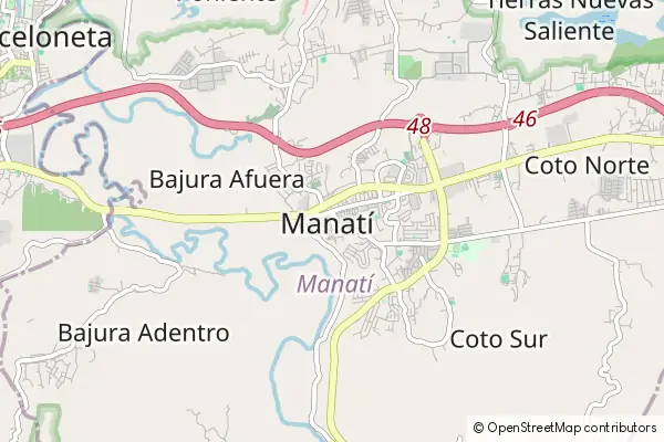 Mapa Manatí