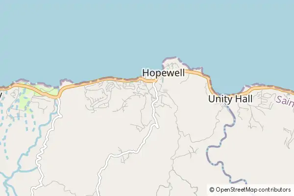 Mapa Hopewell