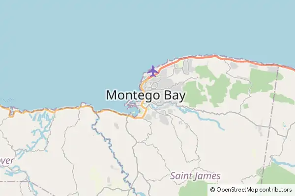 Mapa Montego Bay