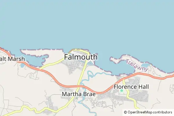 Mapa Falmouth