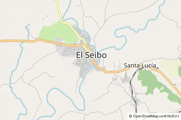 Mapa Santa Cruz del Seibo