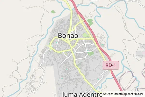 Mapa Bonao