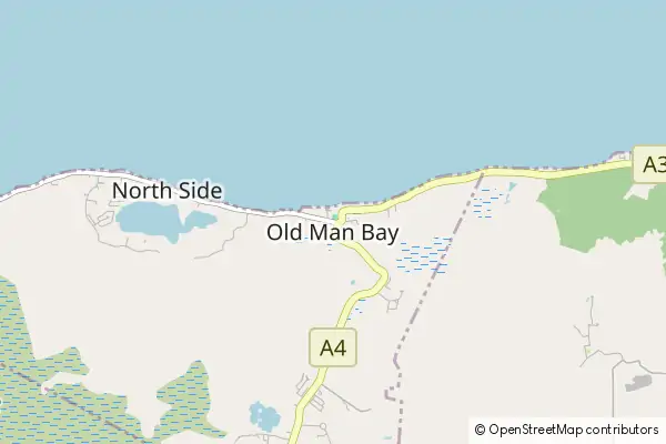 Mapa Old Man Bay