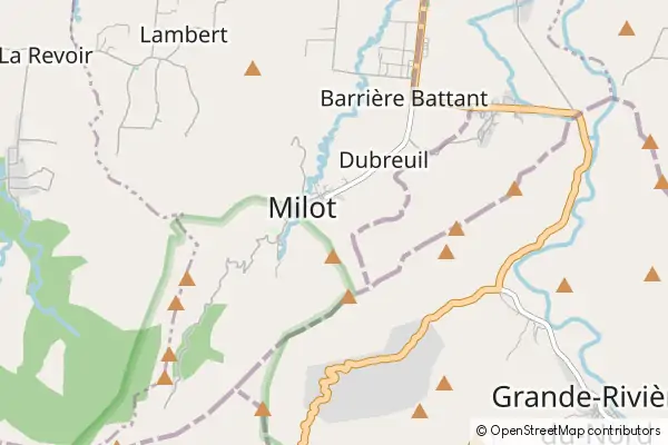 Mapa Milot