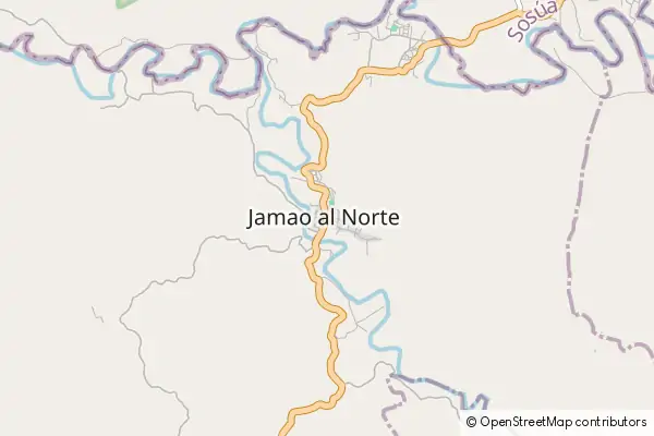 Mapa Jamao al Norte