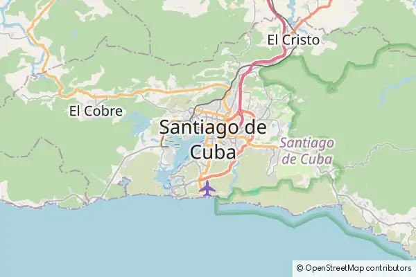 Mapa Santiago de Cuba