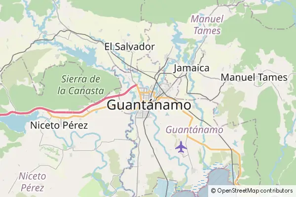 Mapa Guantánamo