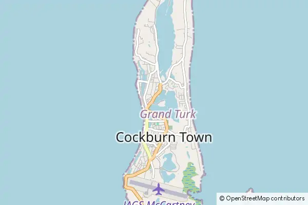 Mapa Cockburn Town