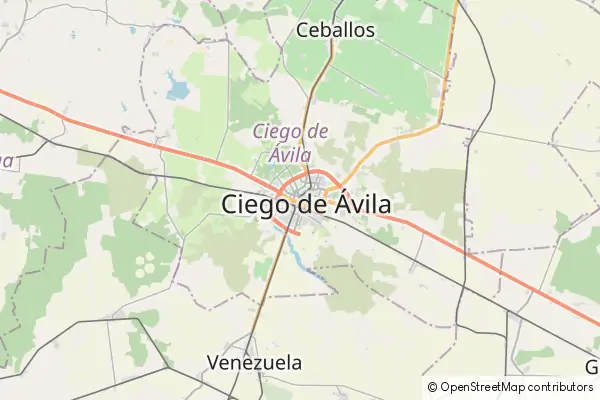 Mapa Ciego de Ávila