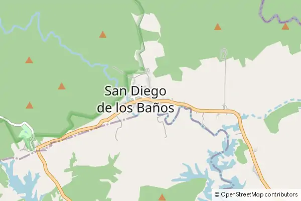 Mapa San Diego de Los Baños