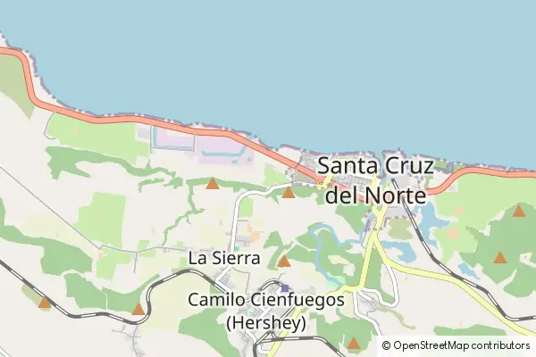 Mapa Santa Cruz del Norte