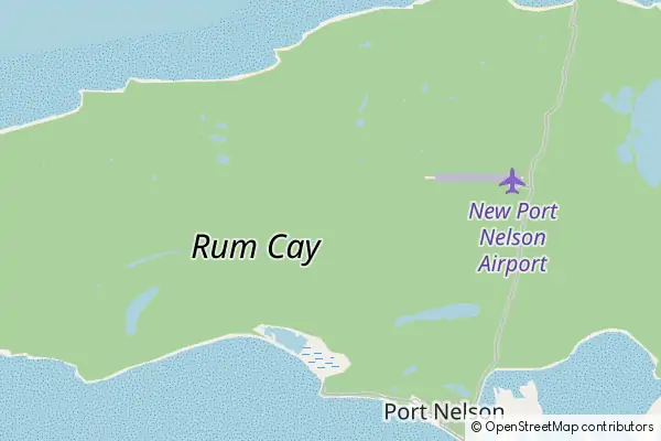 Mapa Rum Cay