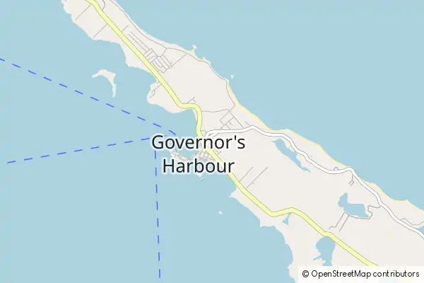 Mapa Governor's Harbour