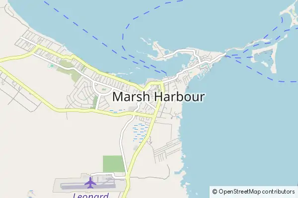 Mapa Marsh Harbour