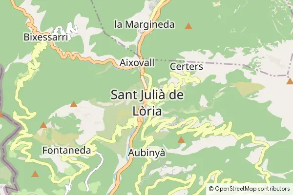 Mapa Sant Julià de Lòria