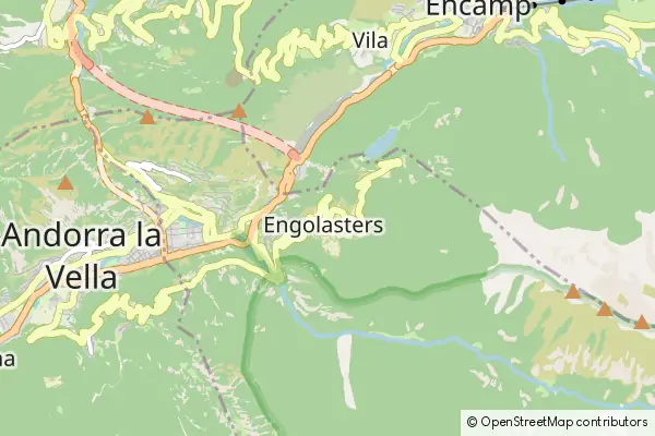 Mapa Engolasters