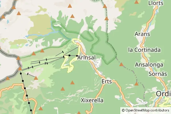 Mapa Arinsal