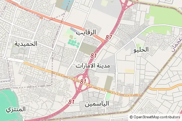 Mapa Ajman