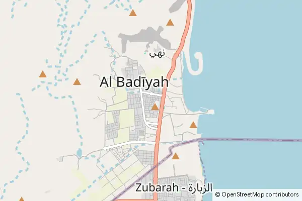 Mapa Al Badiyah