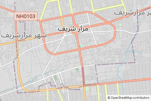 Mapa Mazar-i-Sharif