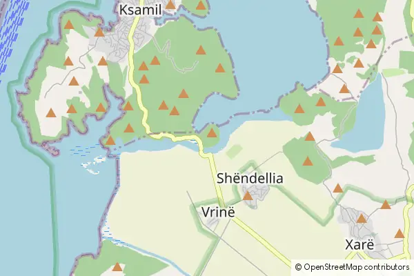 Mapa: Butrint • © OpenStreetMap contributors Mapa Butrint