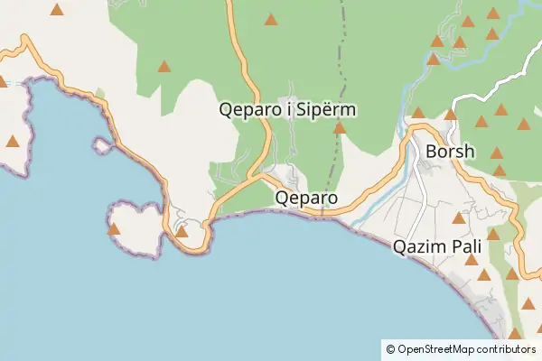 Mapa Qeparo