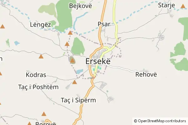 Mapa Ersekë