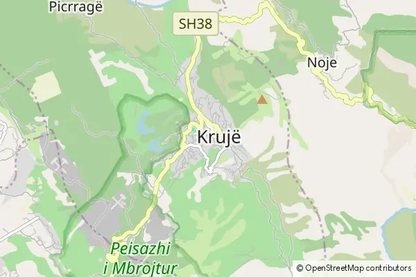 Mapa Kruja