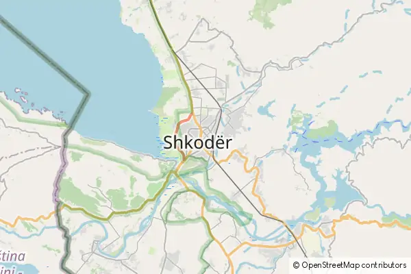 Mapa Szkodra