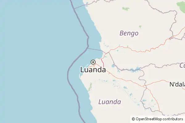 Mapa Luanda