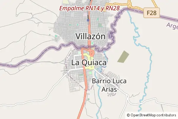 Mapa La Quiaca